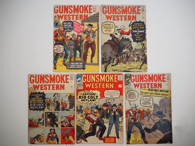 Lot 266 - GUNSMOKE WESTERN #58, 71, 75, 76, 77 (5 in...