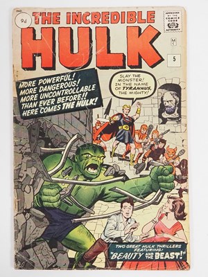 Lot 376 - INCREDIBLE HULK #5 (1963 - MARVEL - UK Price...