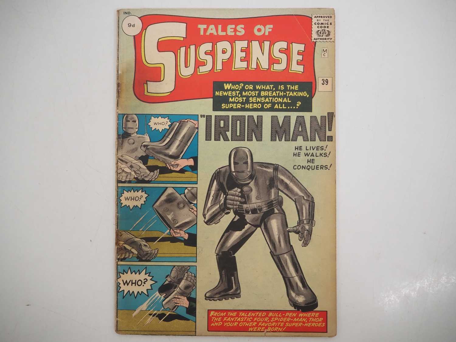 Lot 500 - TALES OF SUSPENSE #39 - IRON MAN (1963 -...
