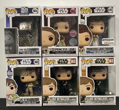 Lot 436 - STAR WARS - A group ofStar Wars Funko Pops -...