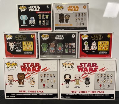 Lot 466 - STAR WARS - A group of Star Wars Funko Pop...
