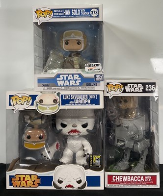 Lot 461 - STAR WARS - A trio of Star Wars Funko Pops to...