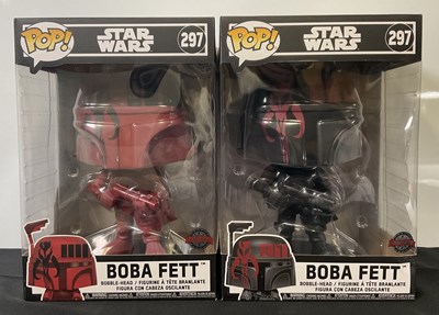 Lot 437 - STAR WARS - A pair of oversize Funko Pops -...