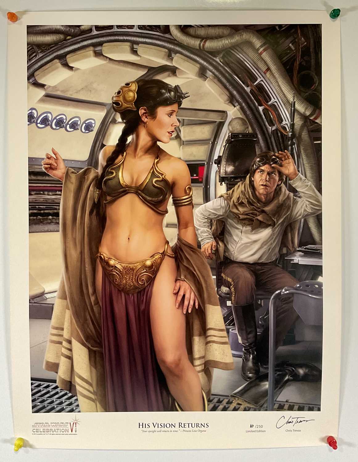 Lot 213 - STAR WARS - 'His Vision Returns' an Artist...