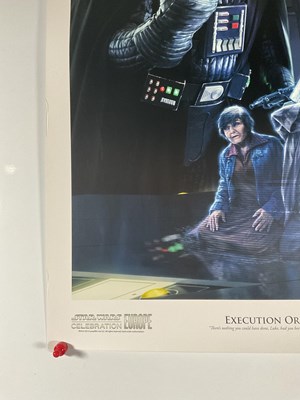 Lot 212 - STAR WARS - 'Execution Order' an Artist Proof...