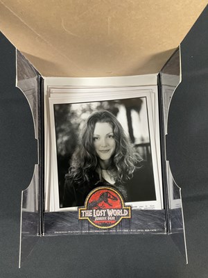 Lot 344 - A JURASSIC PARK quilted Varsity jacket with...