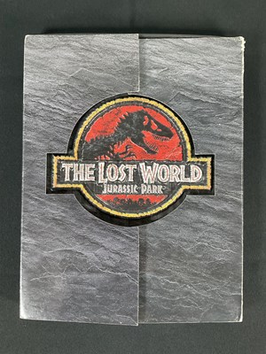 Lot 344 - A JURASSIC PARK quilted Varsity jacket with...