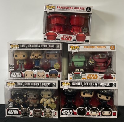 Lot 444 - STAR WARS - A group of Star Wars Funko Pop...