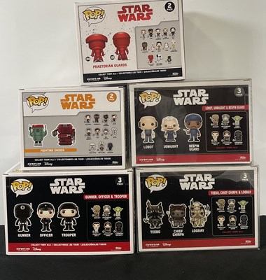 Lot 444 - STAR WARS - A group of Star Wars Funko Pop...