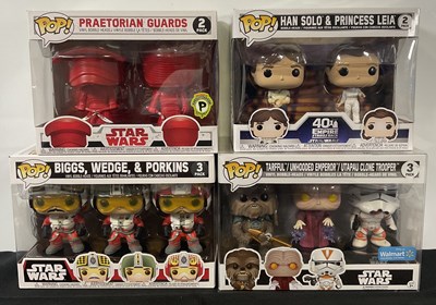 Lot 443 - STAR WARS - A group of Star Wars Funko Pop...