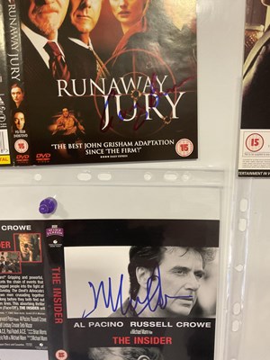Lot 385 - A group of autographed DVD covers to include...