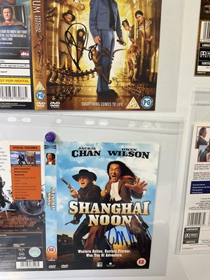 Lot 385 - A group of autographed DVD covers to include...