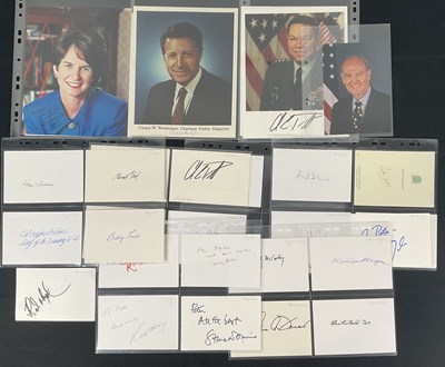 Lot 386 - A group of autographs on mixed media from...