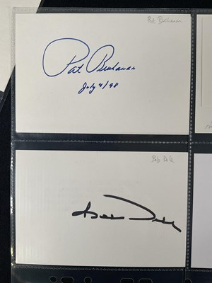 Lot 386 - A group of autographs on mixed media from...