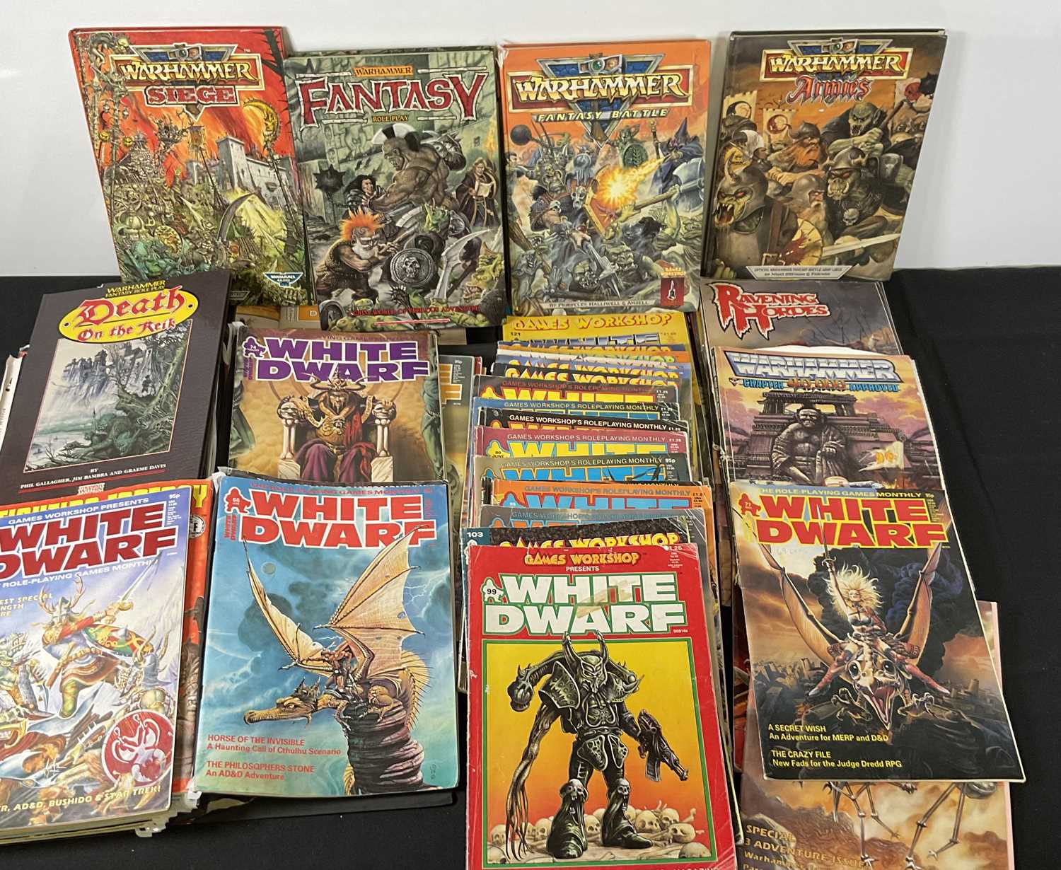 Lot 345 - A large quantity of WHITE DWARF, Games...