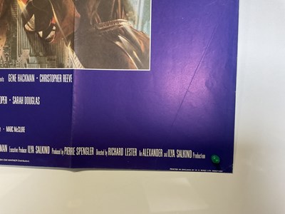 Lot 121 - SUPERMAN (1978) US One sheet movie poster...
