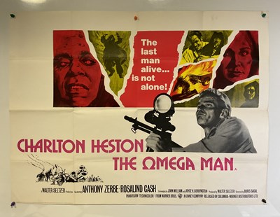 Lot 193 - THE OMEGA MAN (1971) A US one sheet and UK...