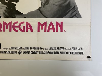 Lot 193 - THE OMEGA MAN (1971) A US one sheet and UK...