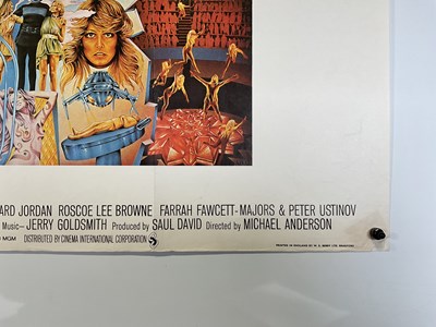 Lot 135 - LOGANS RUN (1976) UK Quad film poster, ground...