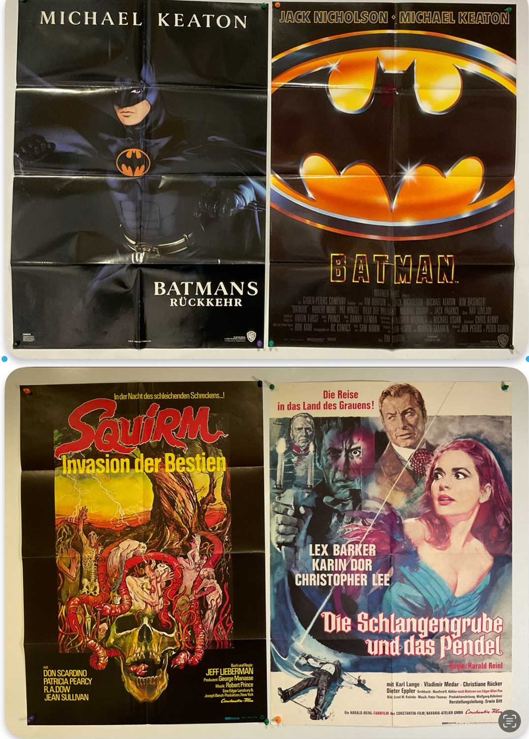 Lot 150 - A group of German A1 (23" x 33") film posters...