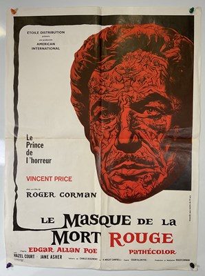 Lot 177 - MASQUE OF THE RED DEATH (1964) French Moyenne...