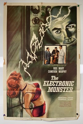 Lot 143 - THE ELECTRONIC MONSTER (1960) US one sheet...