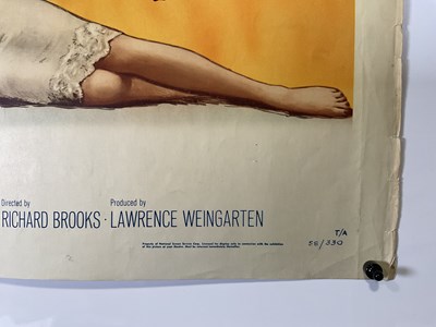 Lot 58 - CAT ON A HOT TIN ROOF (1958) US half sheet...