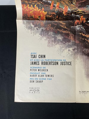 Lot 71 - THE FACE OF FU MANCHU (1966) French Grande,...