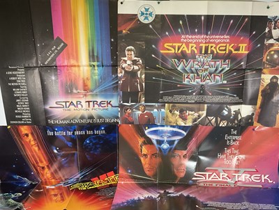 Lot 64 - A group of STAR TREK UK Quad (Maltese import)...