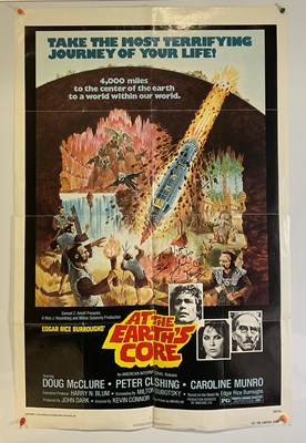 Lot 44 - AT THE EARTHS CORE (1976) US one sheet film...