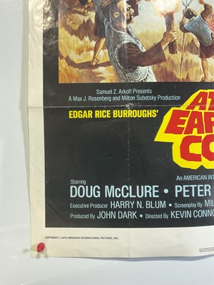 Lot 44 - AT THE EARTHS CORE (1976) US one sheet film...