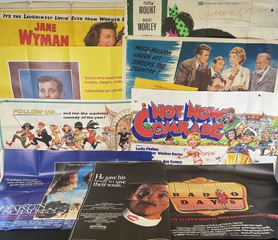 Lot 25 - A group of UK Quad Comedy film posters...