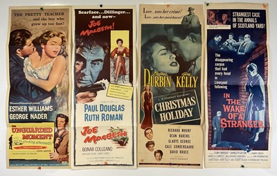 Lot 73 - A group of Film Noir / Crime movie posters to...