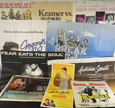 Lot 55 - A group of Drama film posters to include THE...