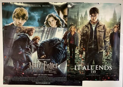 Lot 74 - A group of three HARRY POTTER movie posters to...