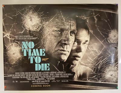 Lot 101 - NO TIME TO DIE (2021) UK Quad double-sided...