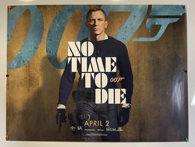 Lot 100 - NO TIME TO DIE (2021) UK quad double-sided...