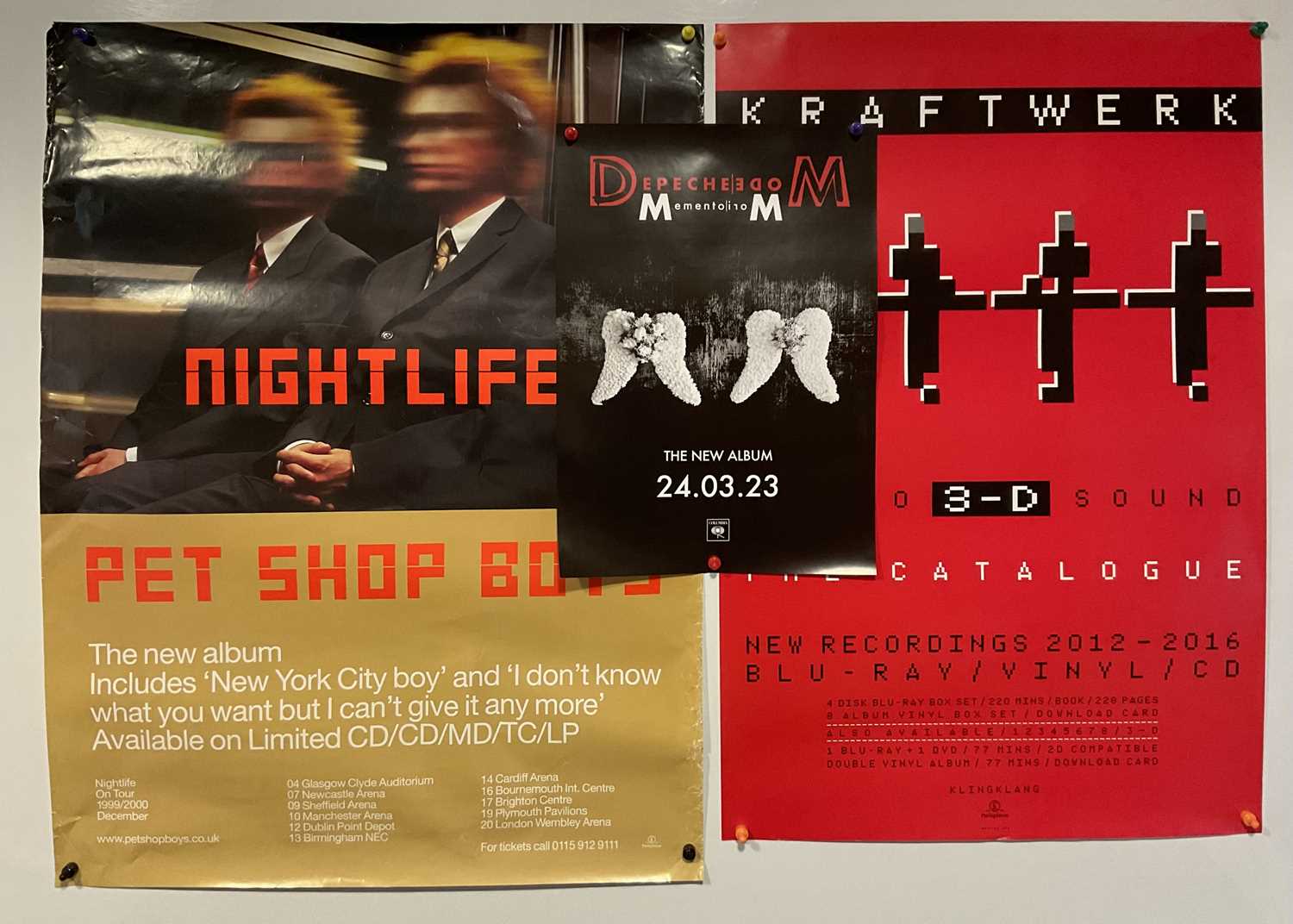 Lot 275 - Three music album release posters comprising...