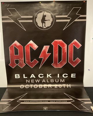 Lot 252 - AC/DC - BLACK ICE (2008) - A 60" x 40"...