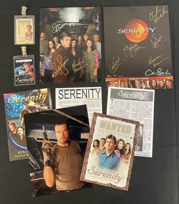 Lot 371 - A group of SERENITY / FIREFLY autographs and...