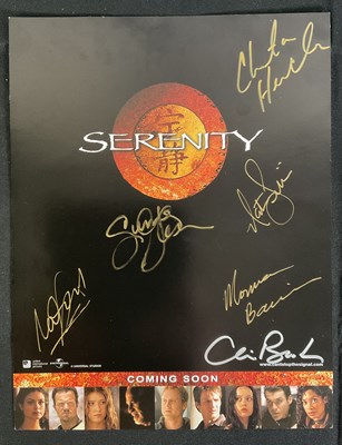 Lot 371 - A group of SERENITY / FIREFLY autographs and...