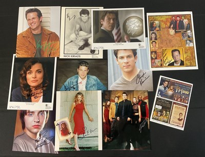 Lot 361 - A group of US Television actors autographs...