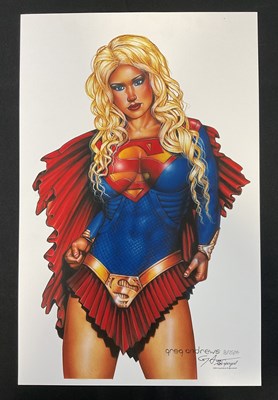 Lot 299 - SUPERGIRL - A limited edition of a colour...