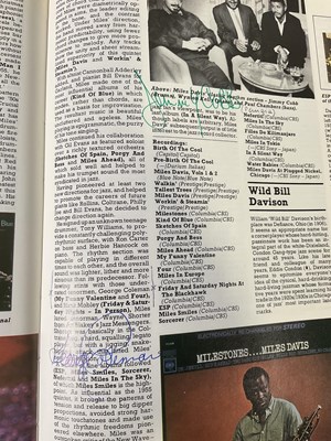 Lot 427 - A rare collection of Jazz musician autographs...