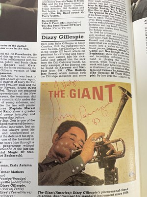 Lot 427 - A rare collection of Jazz musician autographs...