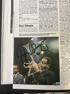 Lot 343 - A rare collection of Jazz musician autographs...