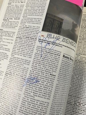 Lot 343 - A rare collection of Jazz musician autographs...