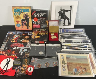 Lot 108 - A collection of JAMES BOND collectibles and...