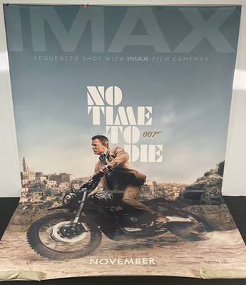 Lot 102 - NO TIME TO DIE (2023) bus stop imax poster,...