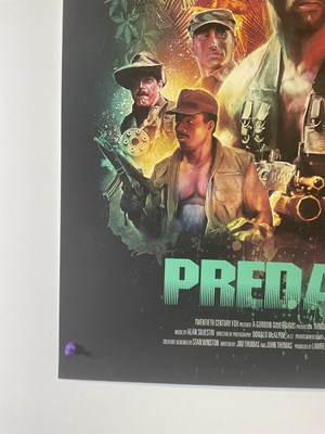 Lot 137 - PREDATOR (1987) alternative movie poster by...